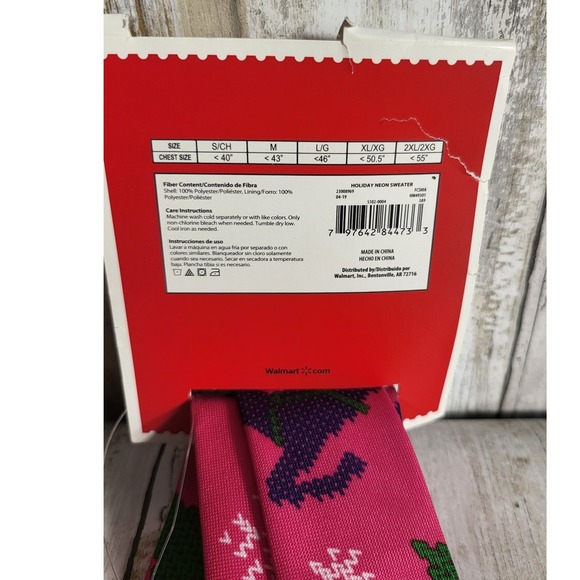 Holiday Time Mens Novelty Santa Tie Set XL 2XL - Picture 3 of 6